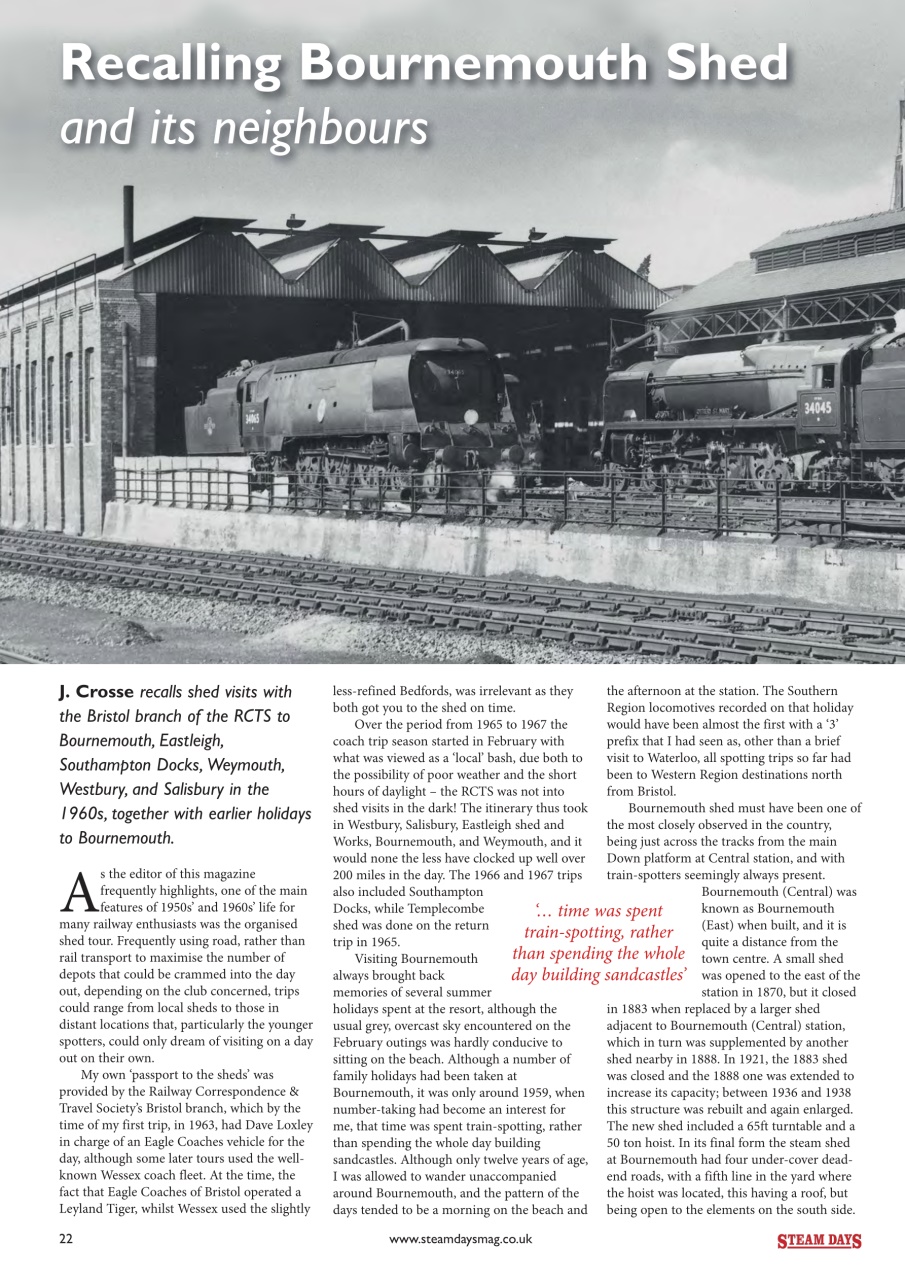 Steam Days Preview Pages