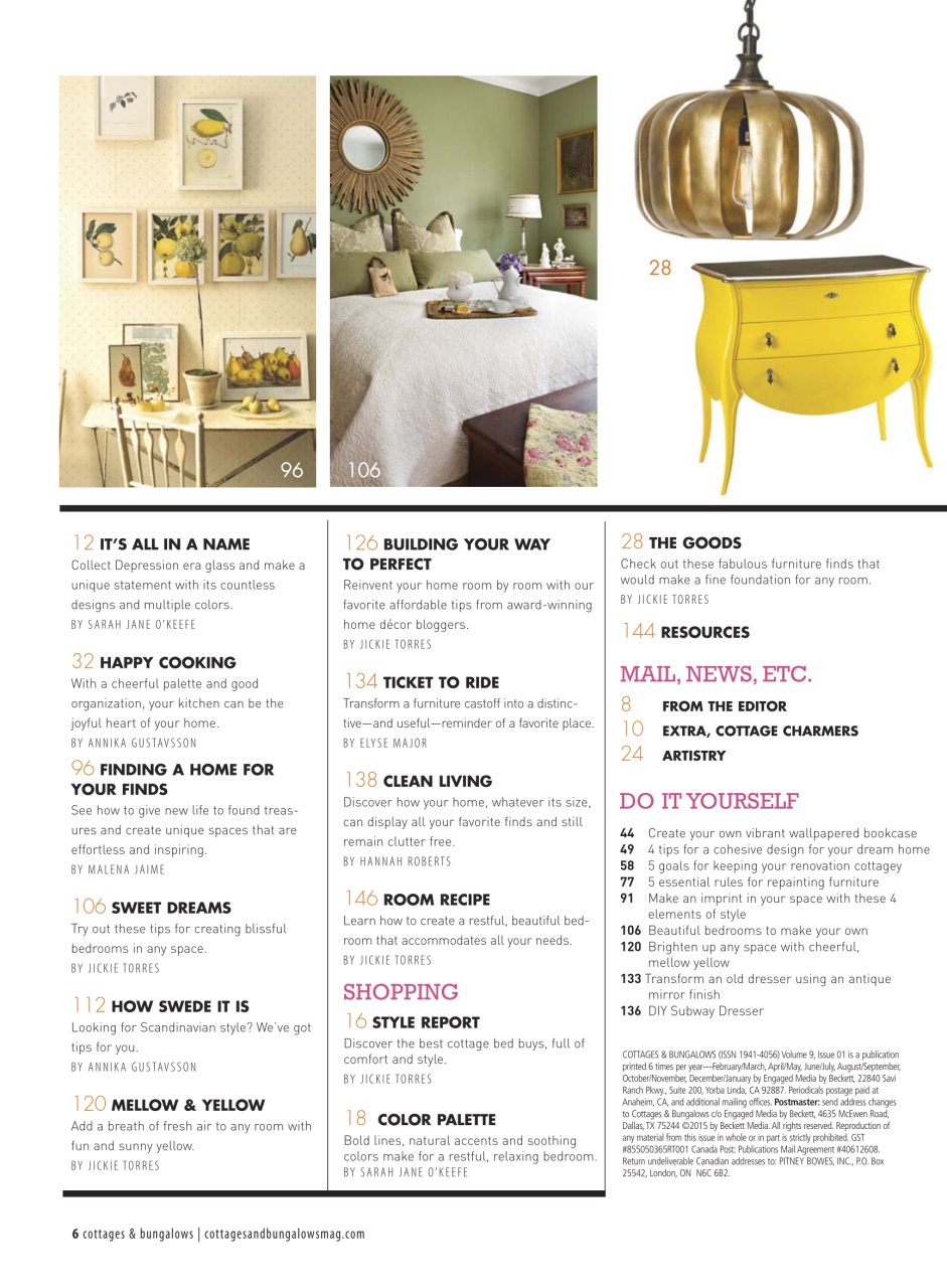 Cottages and Bungalows Preview Pages