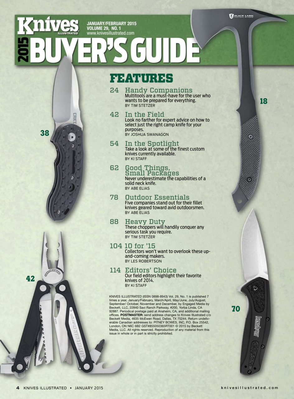Knives Illustrated Preview Pages