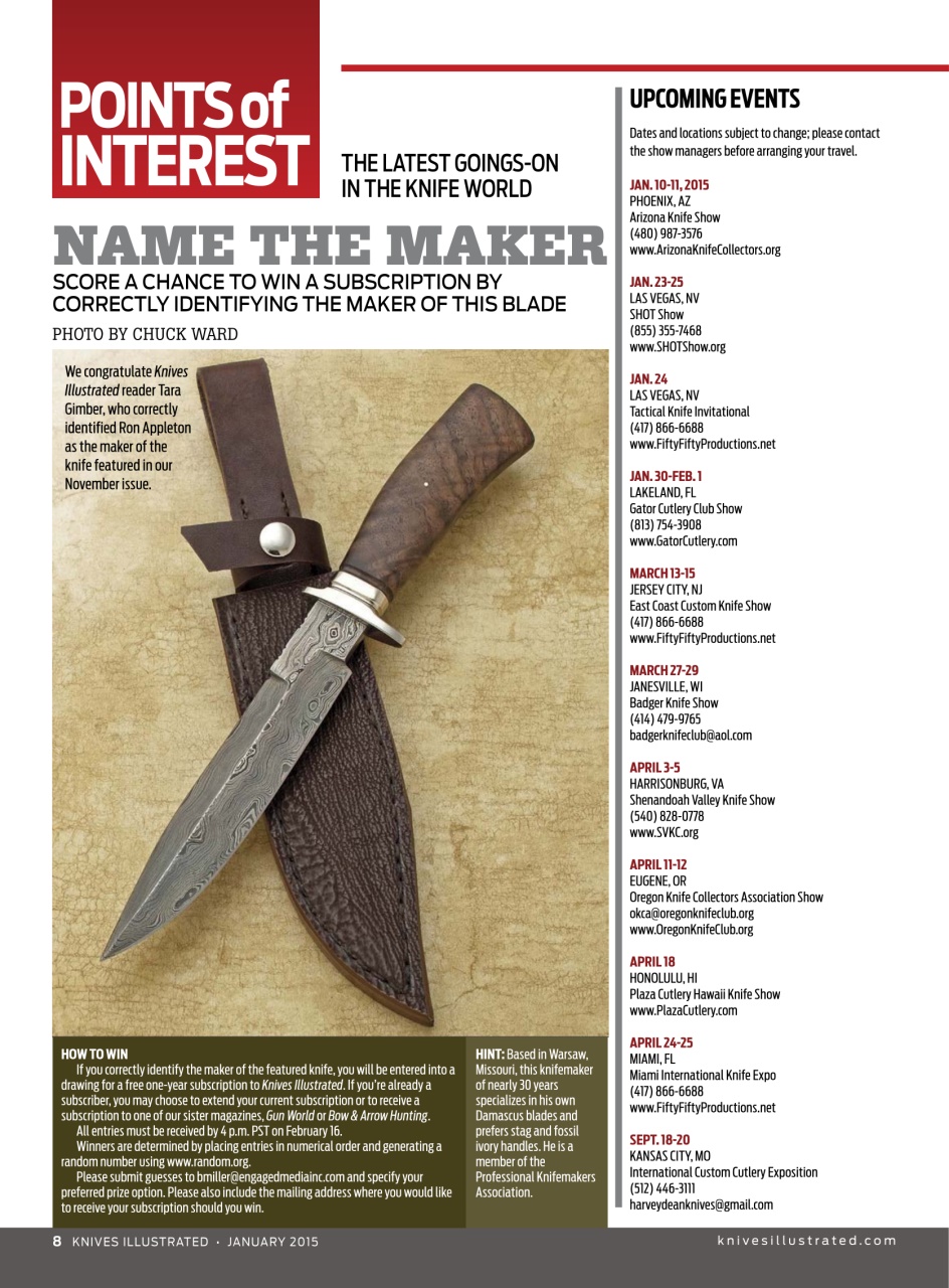 Knives Illustrated Preview Pages