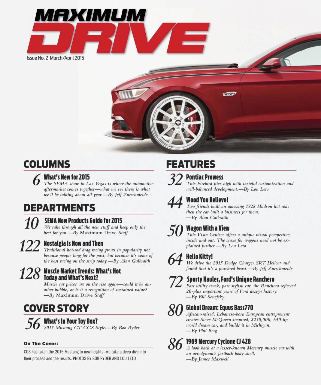 Maximum Drive Preview Pages