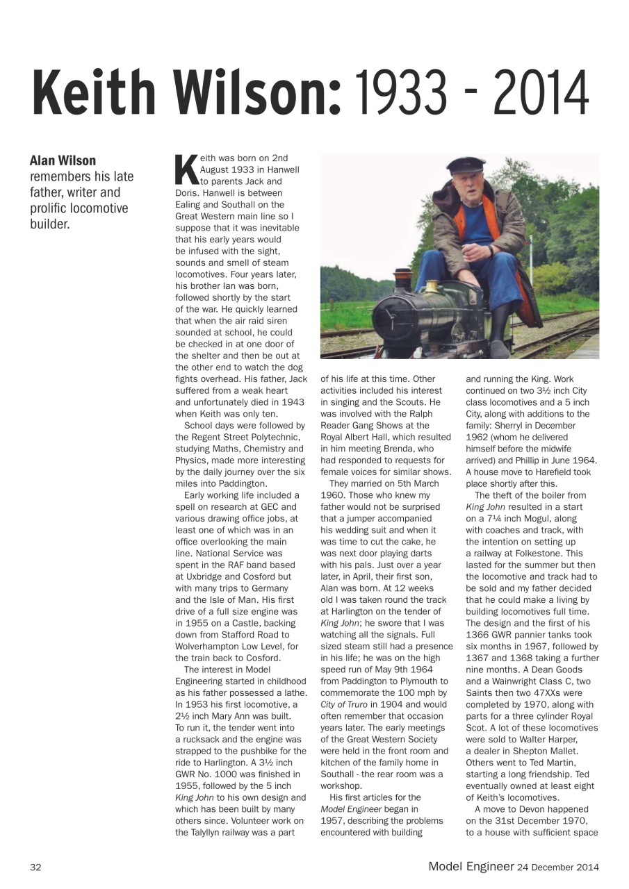 Model Engineer Preview Pages