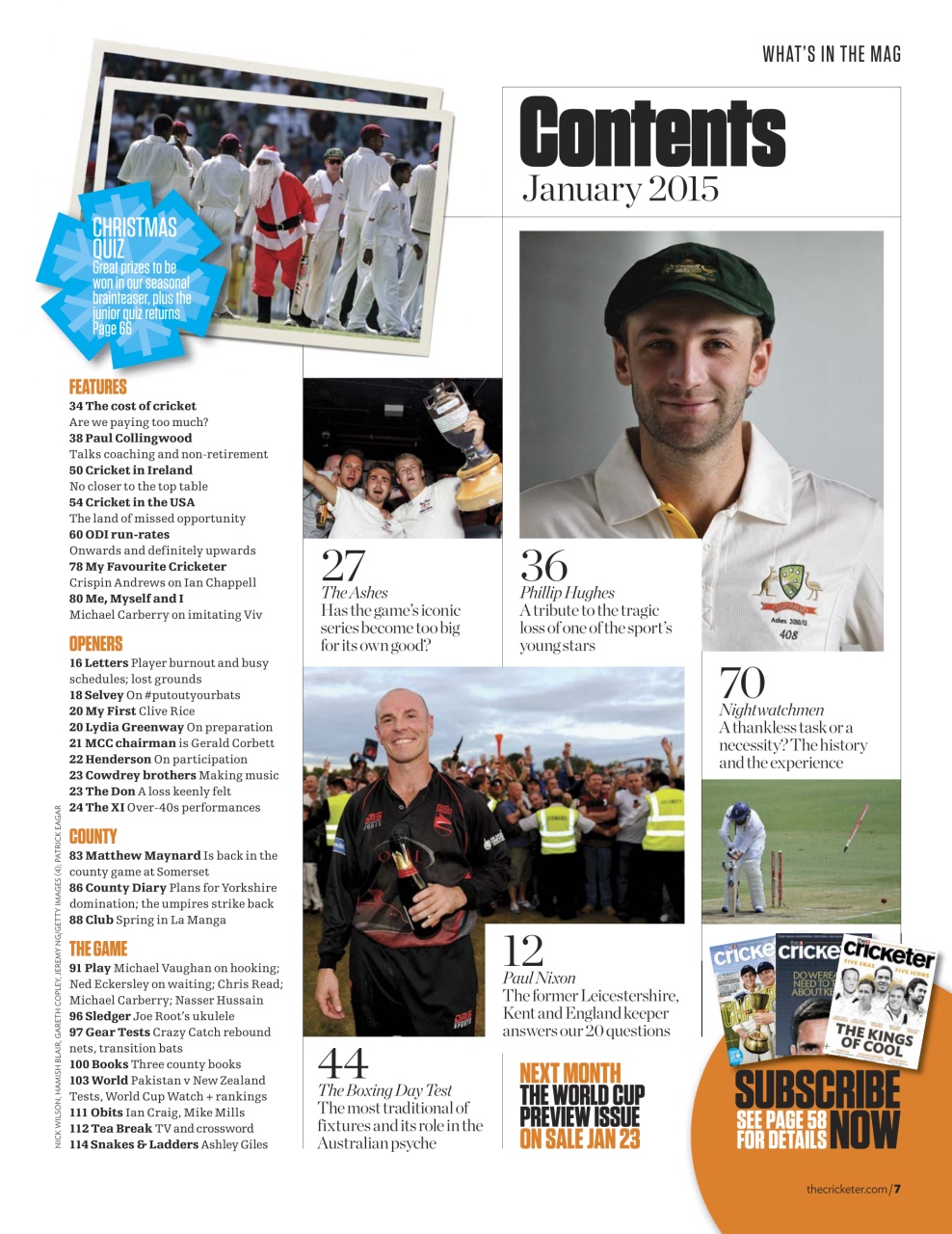 The Cricketer Magazine Preview Pages