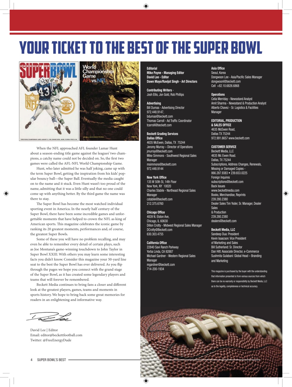 Beckett Basketball Magazine Preview Pages