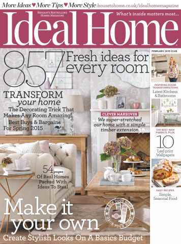 Ideal Home issue February 2015
