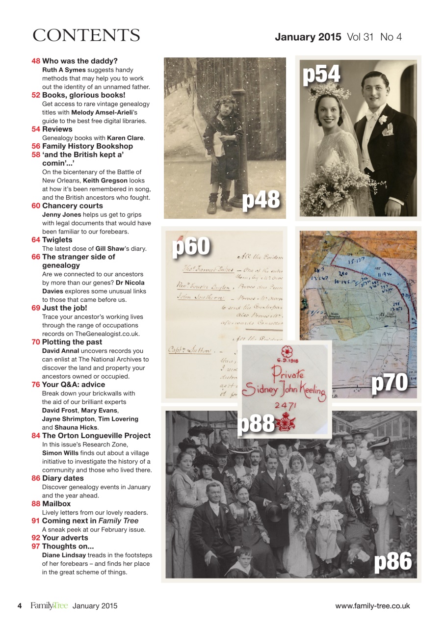 Family Tree Preview Pages