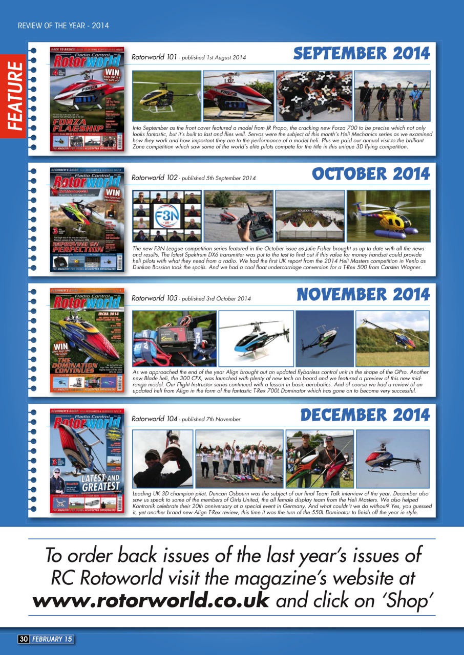 Radio Control Rotor World Preview Pages