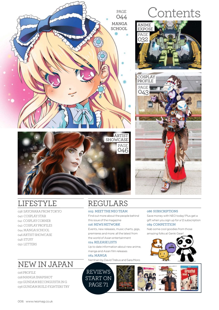 NEO Magazine Preview Pages