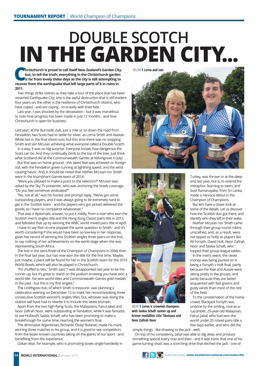 Bowls International Preview Pages