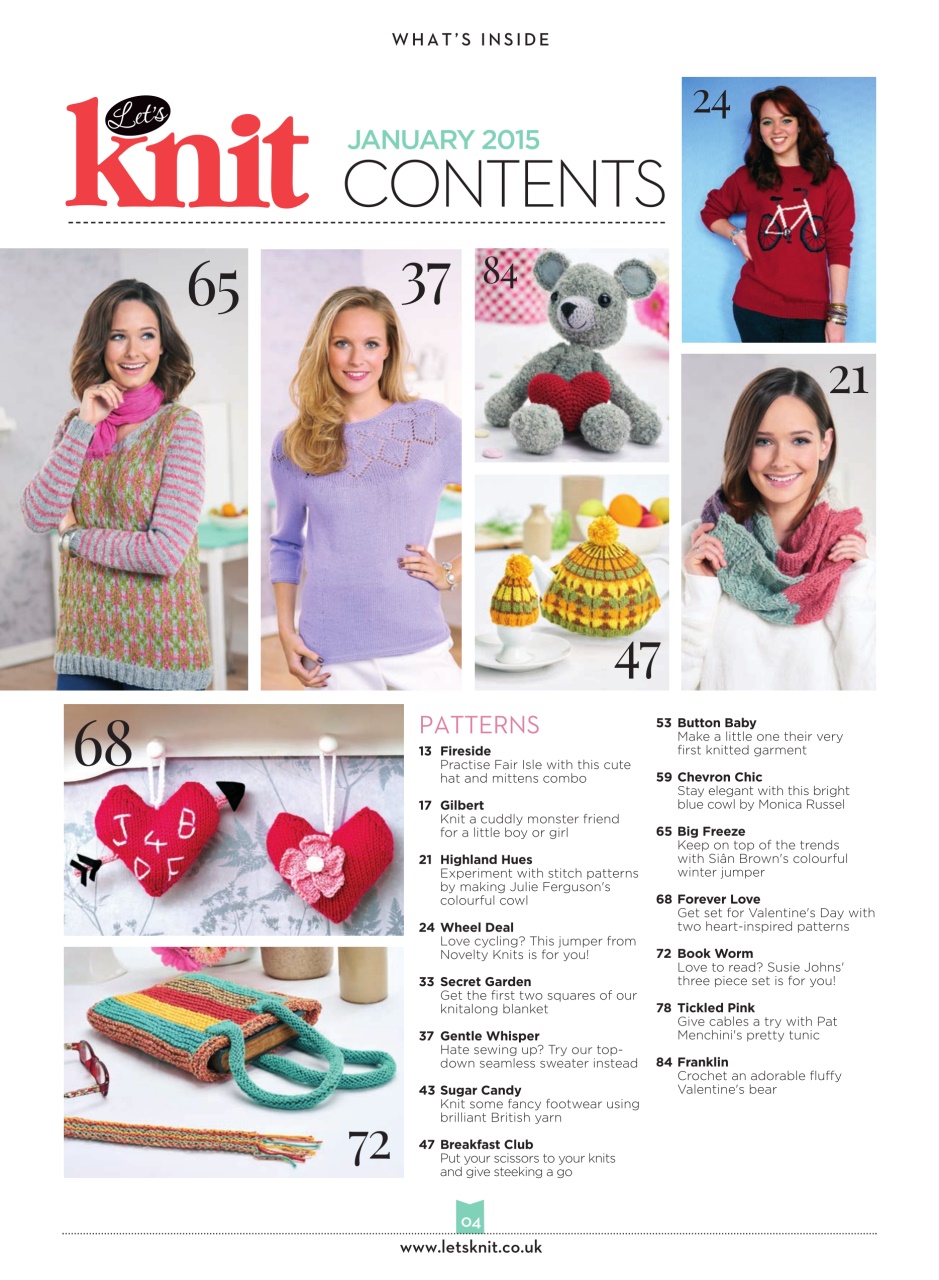 Let's Knit Preview Pages