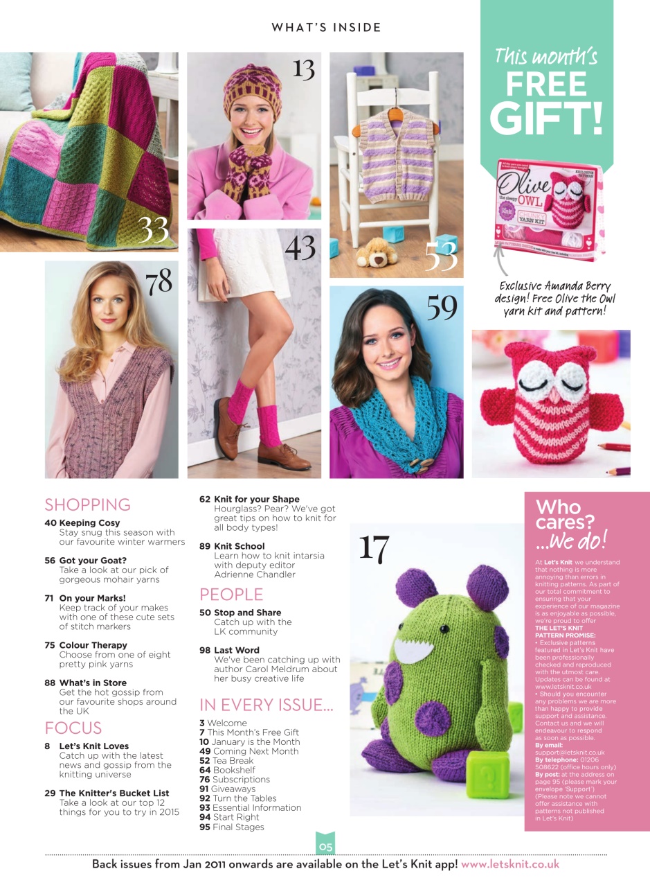 Let's Knit Preview Pages