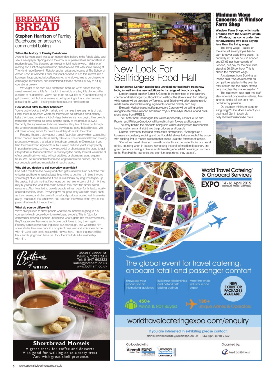 Speciality Food Preview Pages