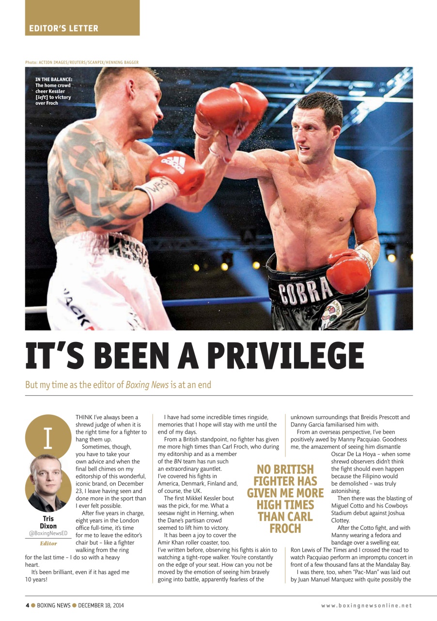 Boxing News Preview Pages