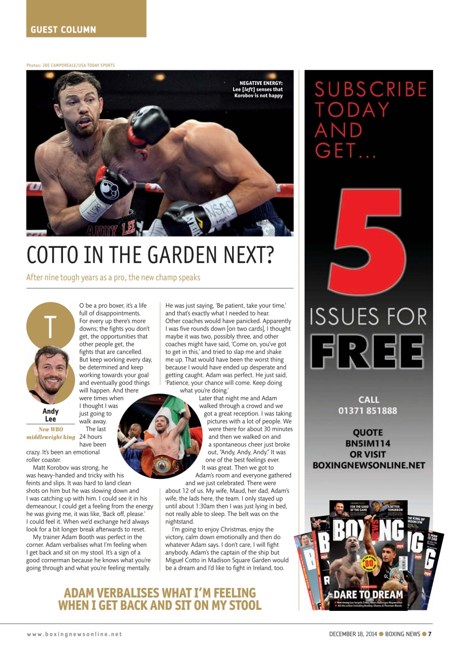Boxing News Preview Pages