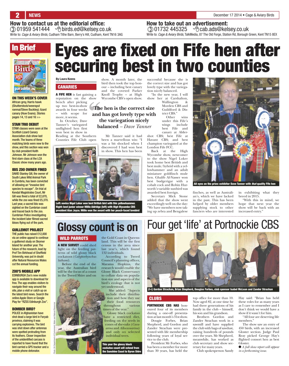 Cage & Aviary Birds Preview Pages