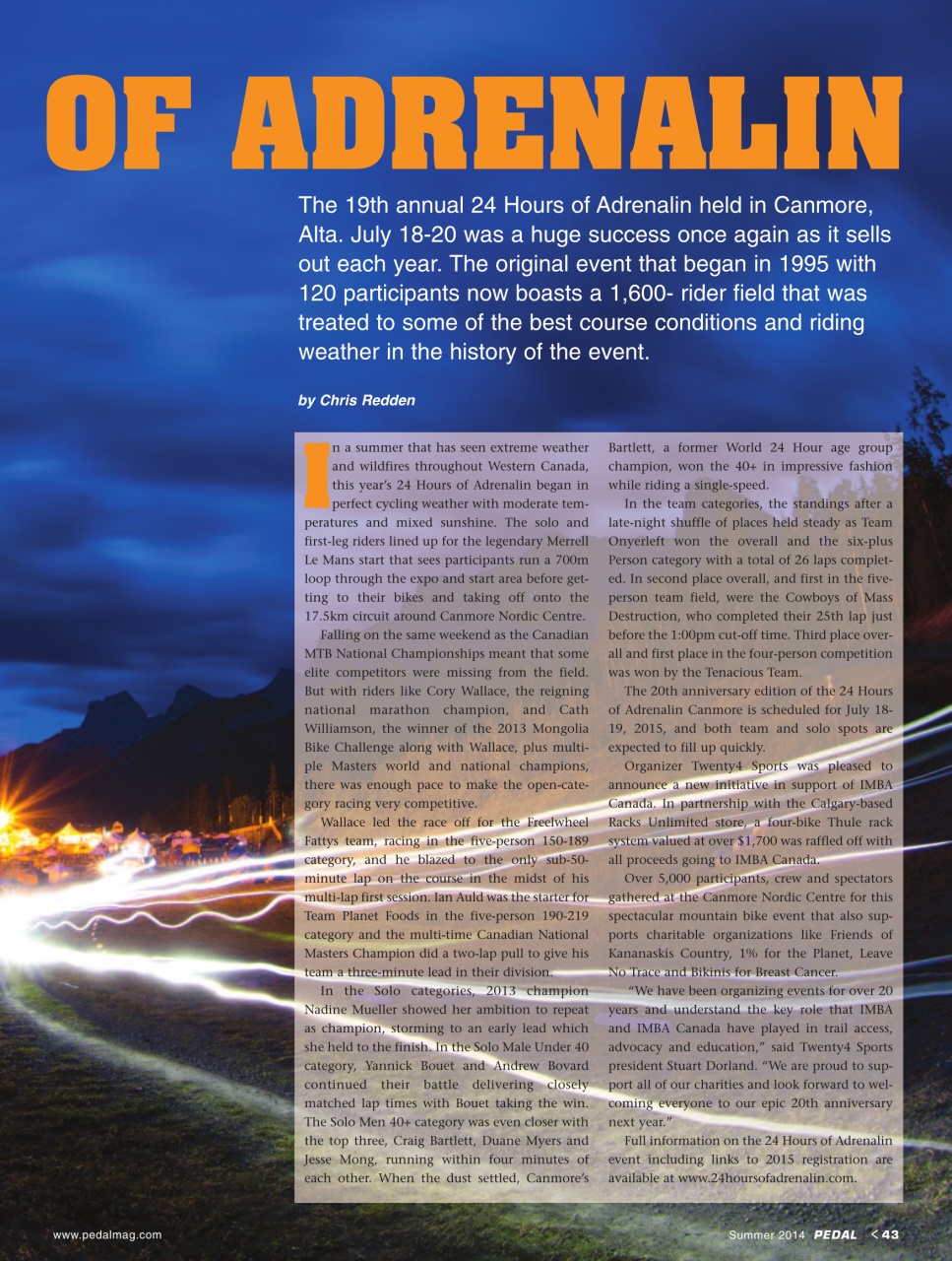 Pedal Magazine Preview Pages