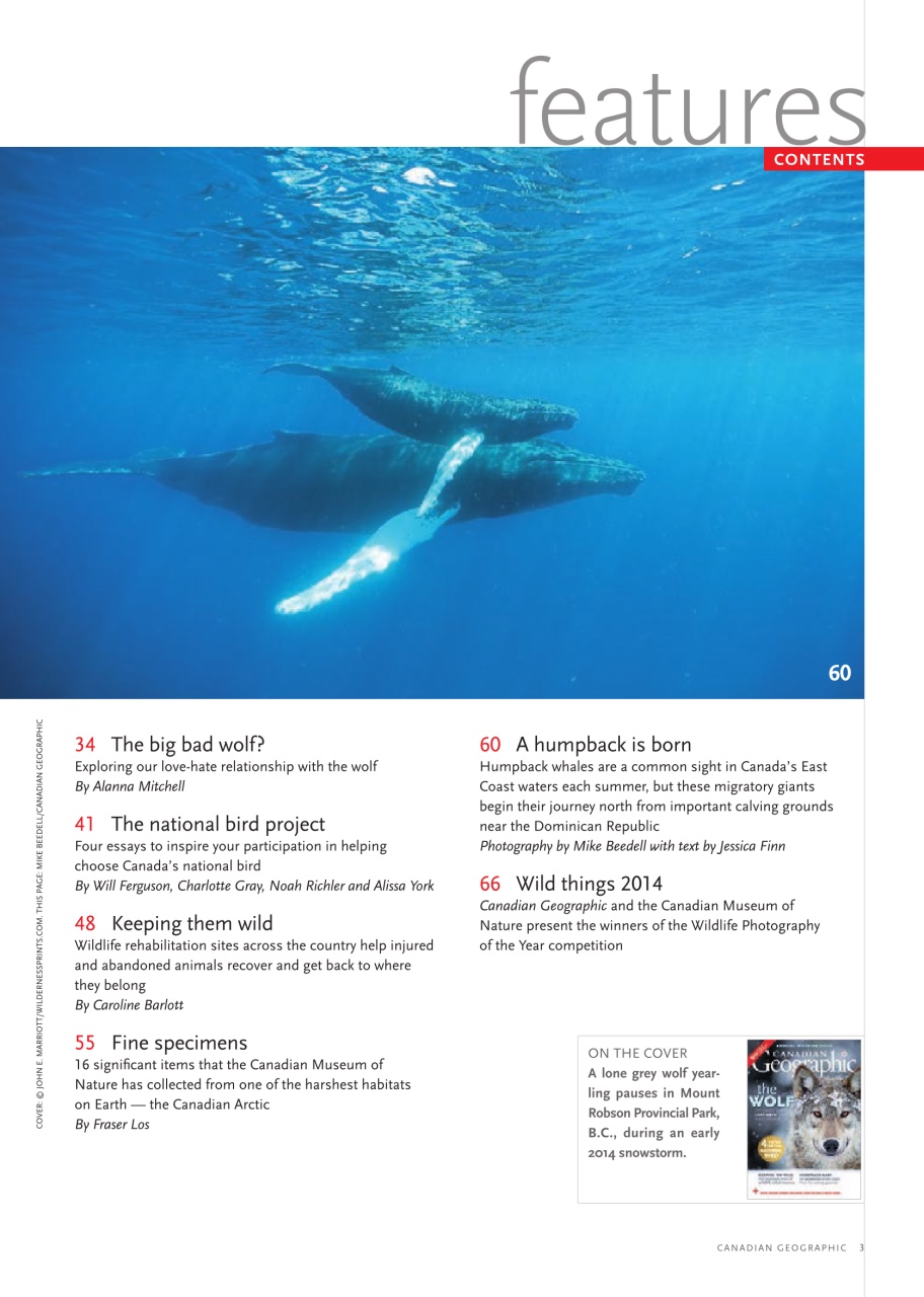 Canadian Geographic Preview Pages