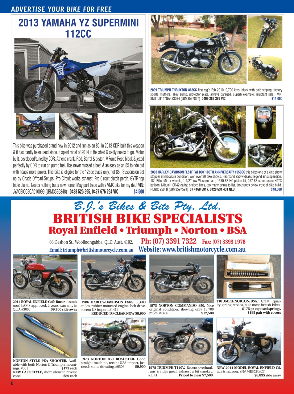 JUST BIKES Preview Pages