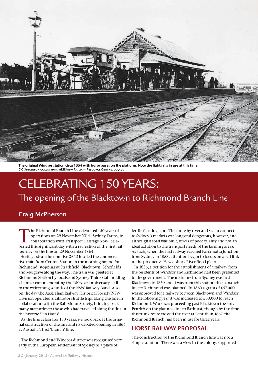 Australian Railway History Preview Pages