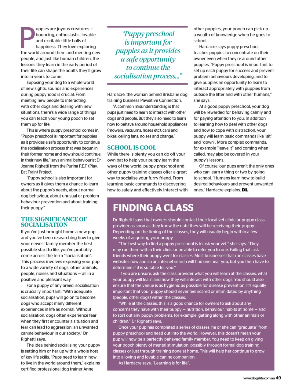 Dogs Life Preview Pages