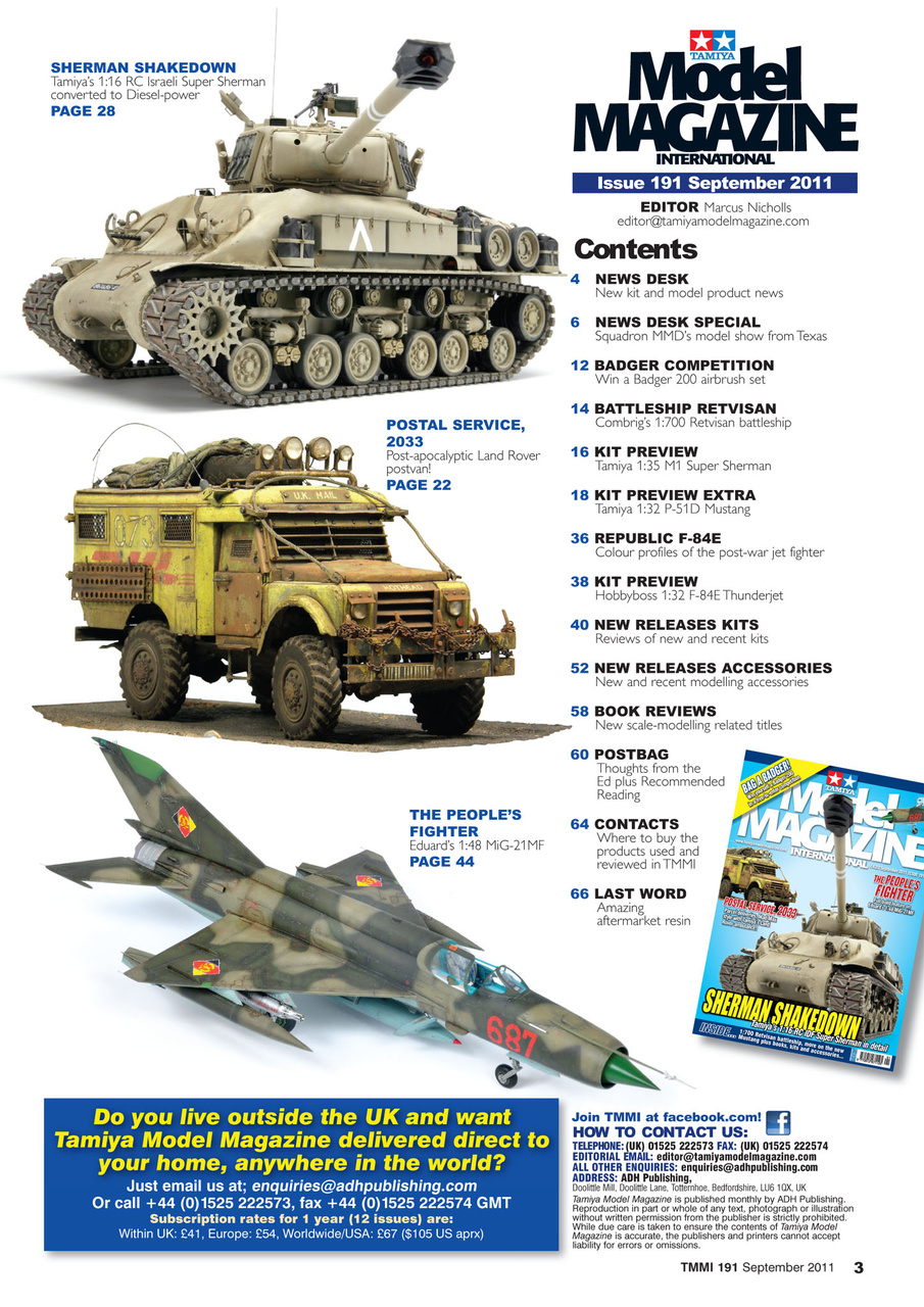 Tamiya Model Magazine Preview Pages
