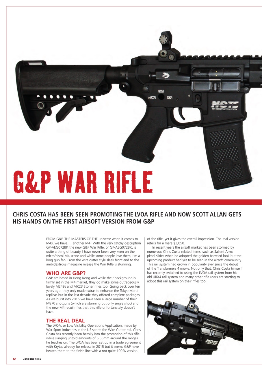 Airsoft Action Preview Pages