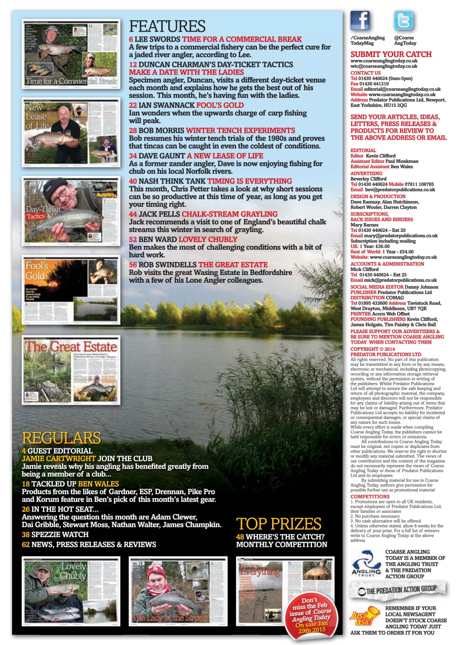 Coarse Angling Today Preview Pages