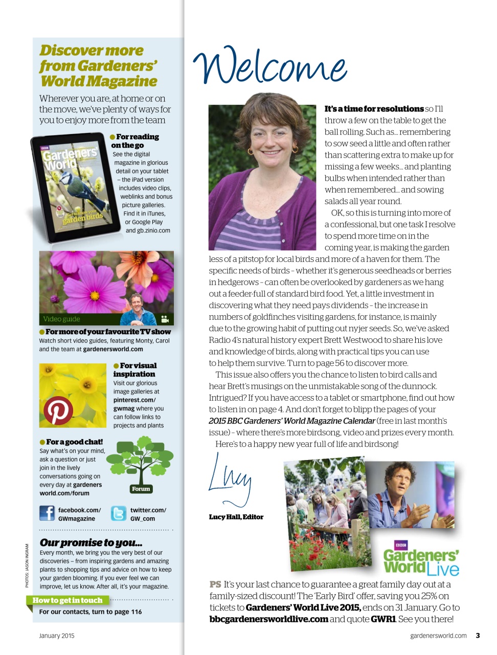 BBC Gardeners’ World Magazine Preview Pages