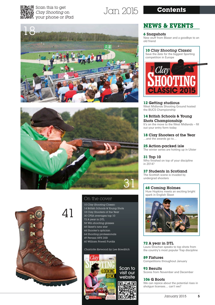 Clay Shooting Preview Pages