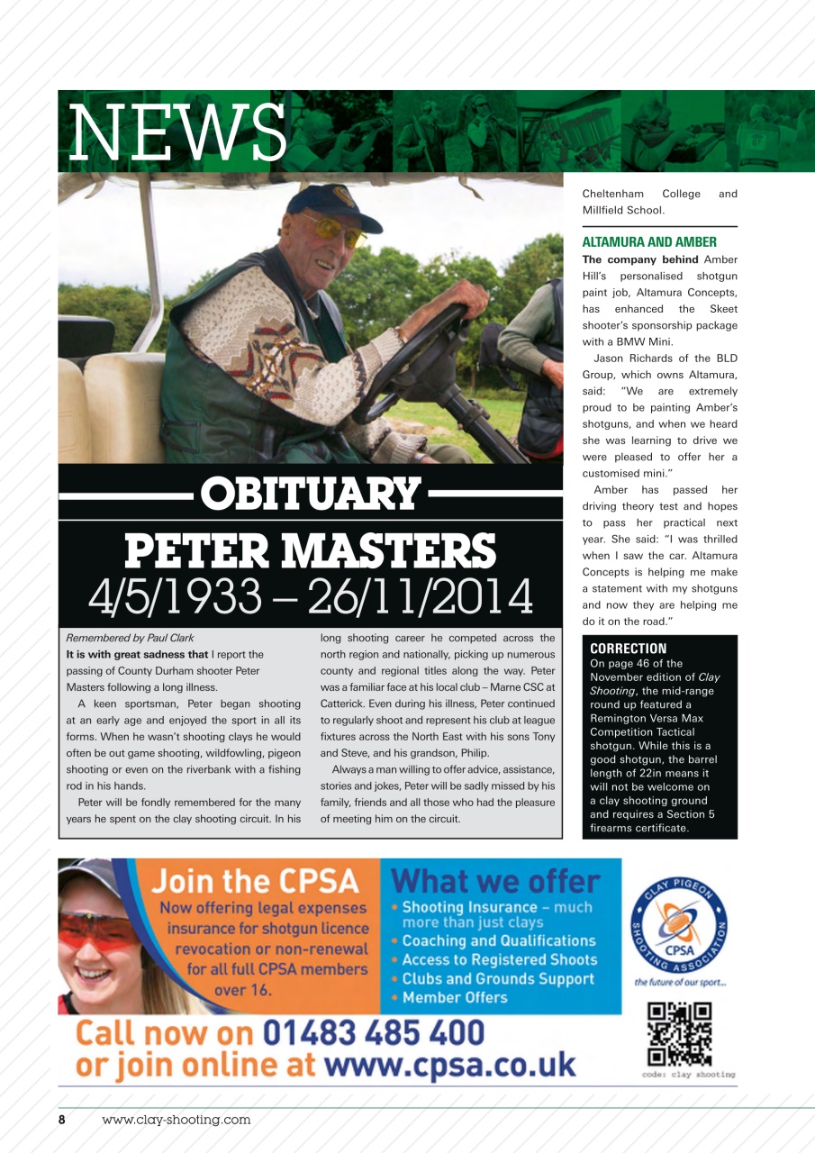 Clay Shooting Preview Pages