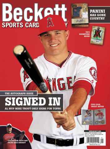 Sports Card Monthly Magazine issue January 2015