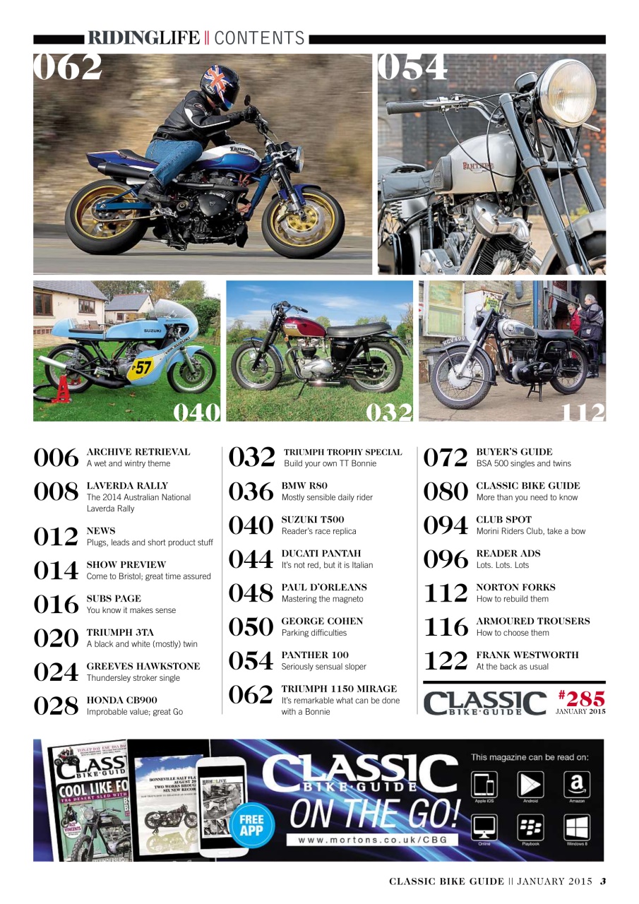 Classic Bike Guide Preview Pages