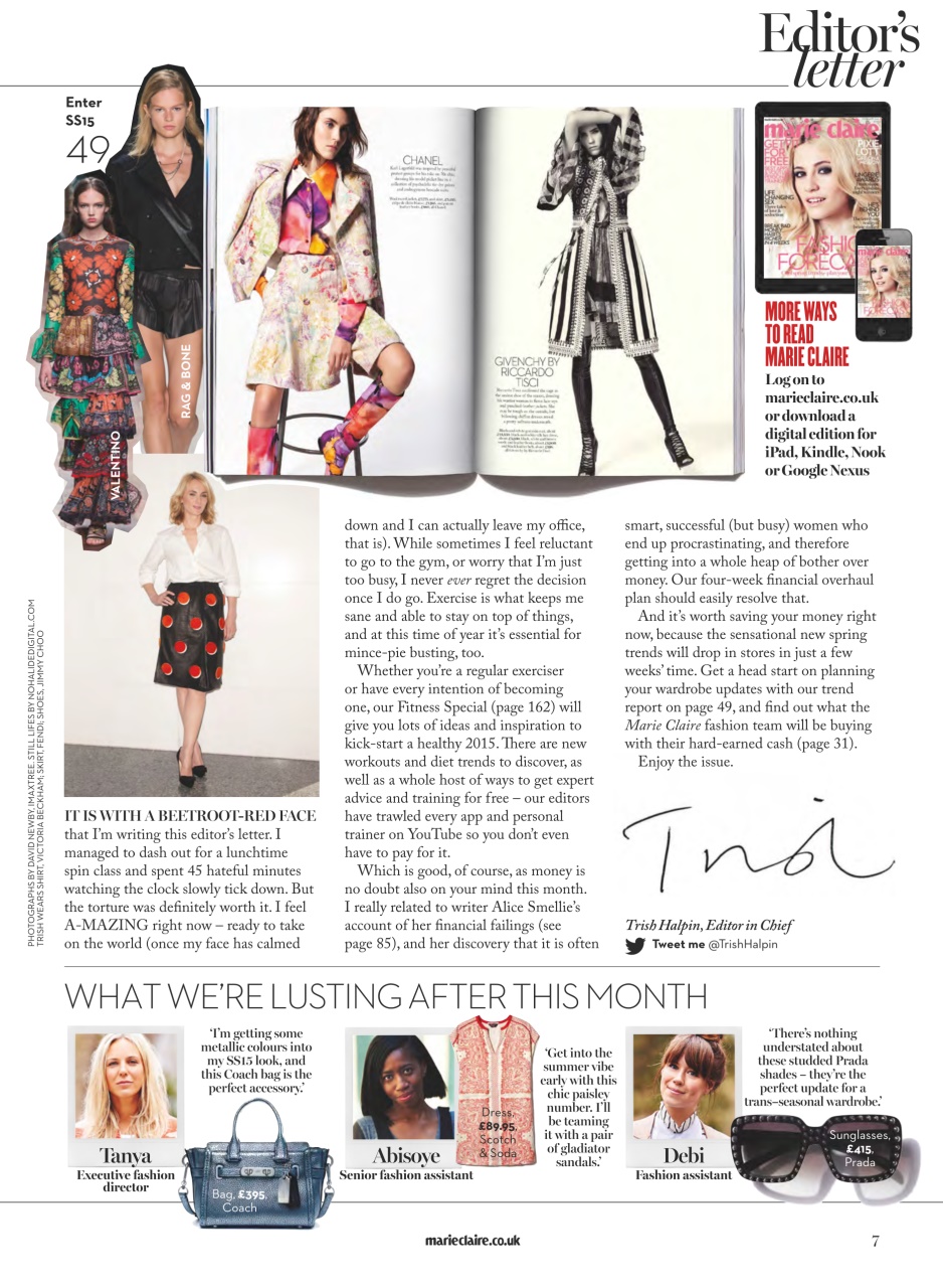Marie Claire Preview Pages