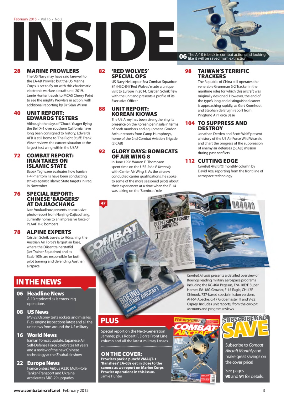 Combat Aircraft Journal Preview Pages