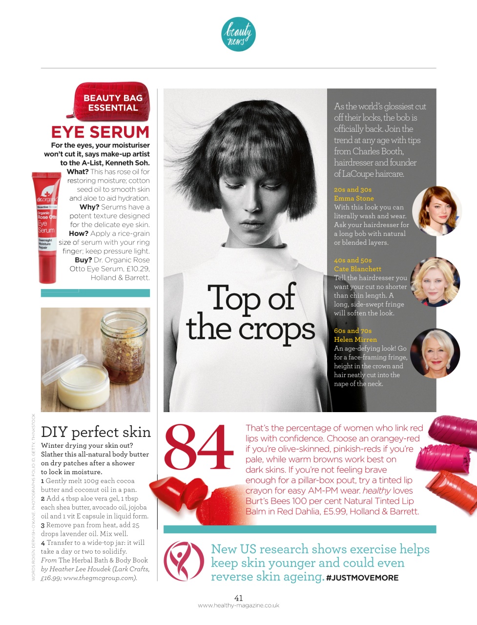 Healthy Magazine Preview Pages