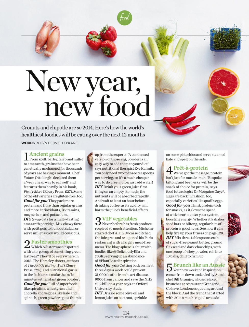 Healthy Magazine Preview Pages