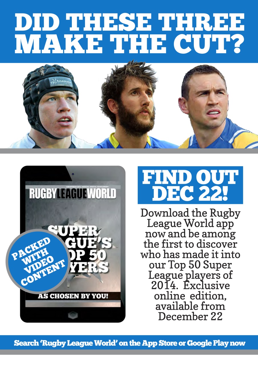Rugby League World Preview Pages
