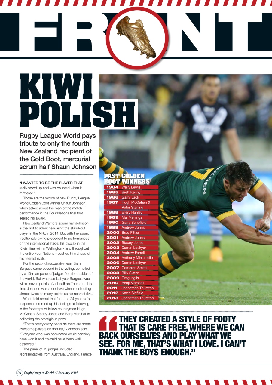 Rugby League World Preview Pages
