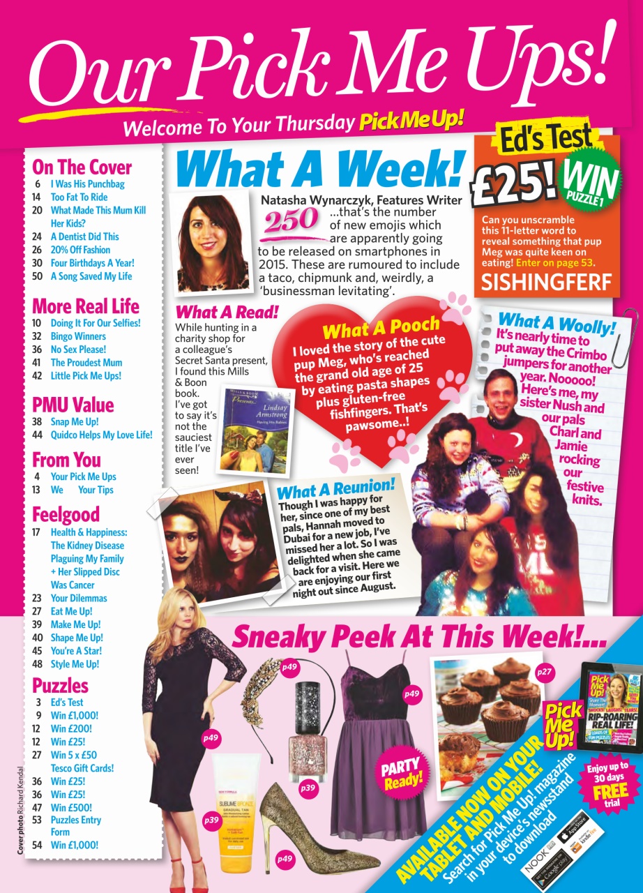 Pick Me Up Preview Pages