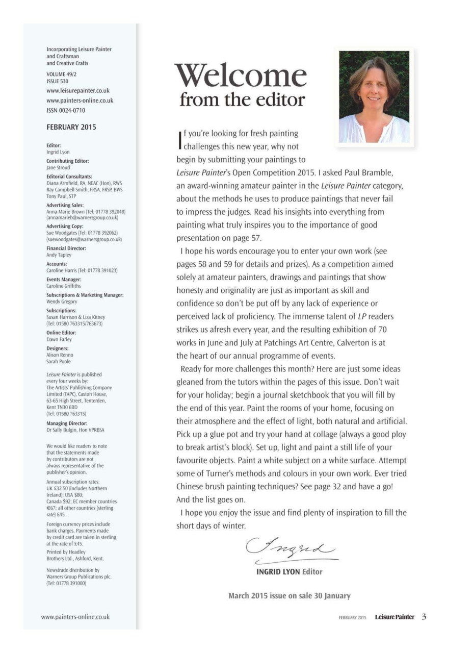 Leisure Painter & The Artist Preview Pages