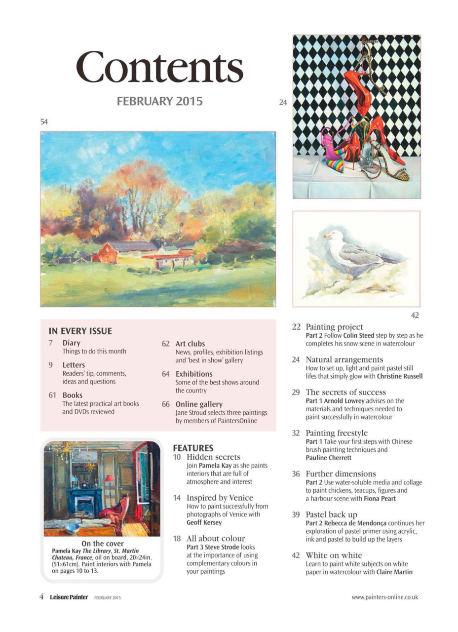 Leisure Painter & The Artist Preview Pages