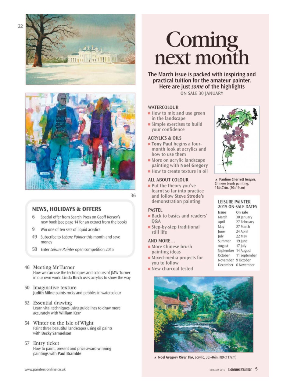 Leisure Painter & The Artist Preview Pages