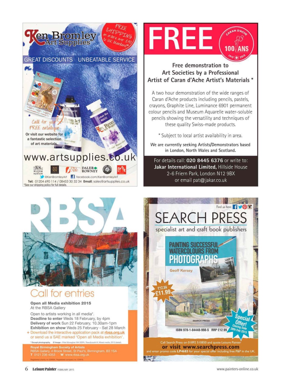 Leisure Painter & The Artist Preview Pages