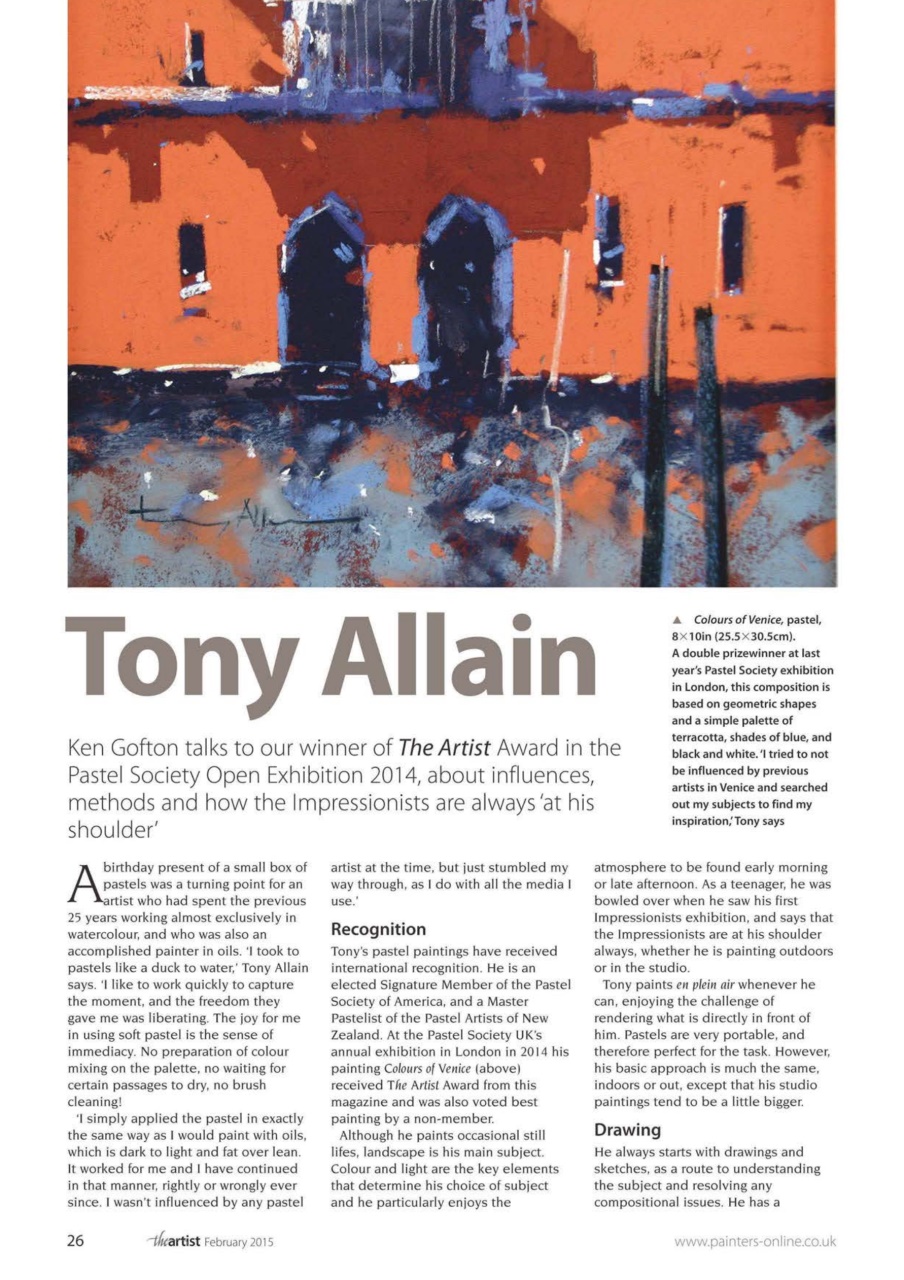 The Artist Preview Pages