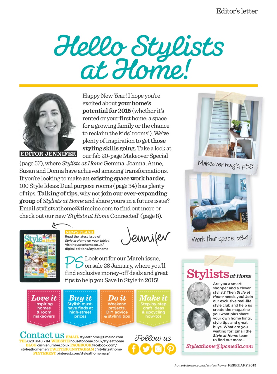 Style at Home Preview Pages