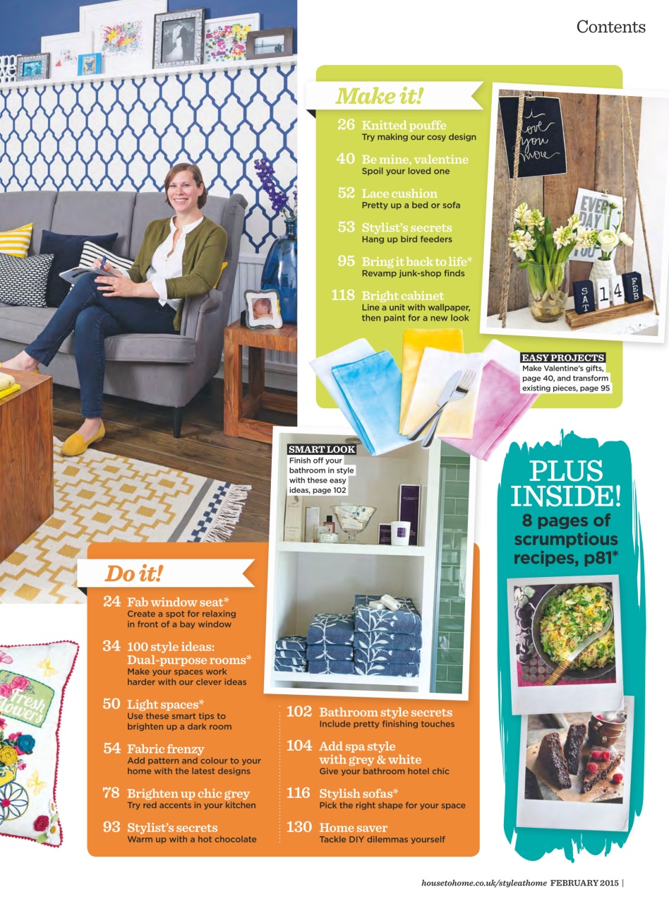 Style at Home Preview Pages