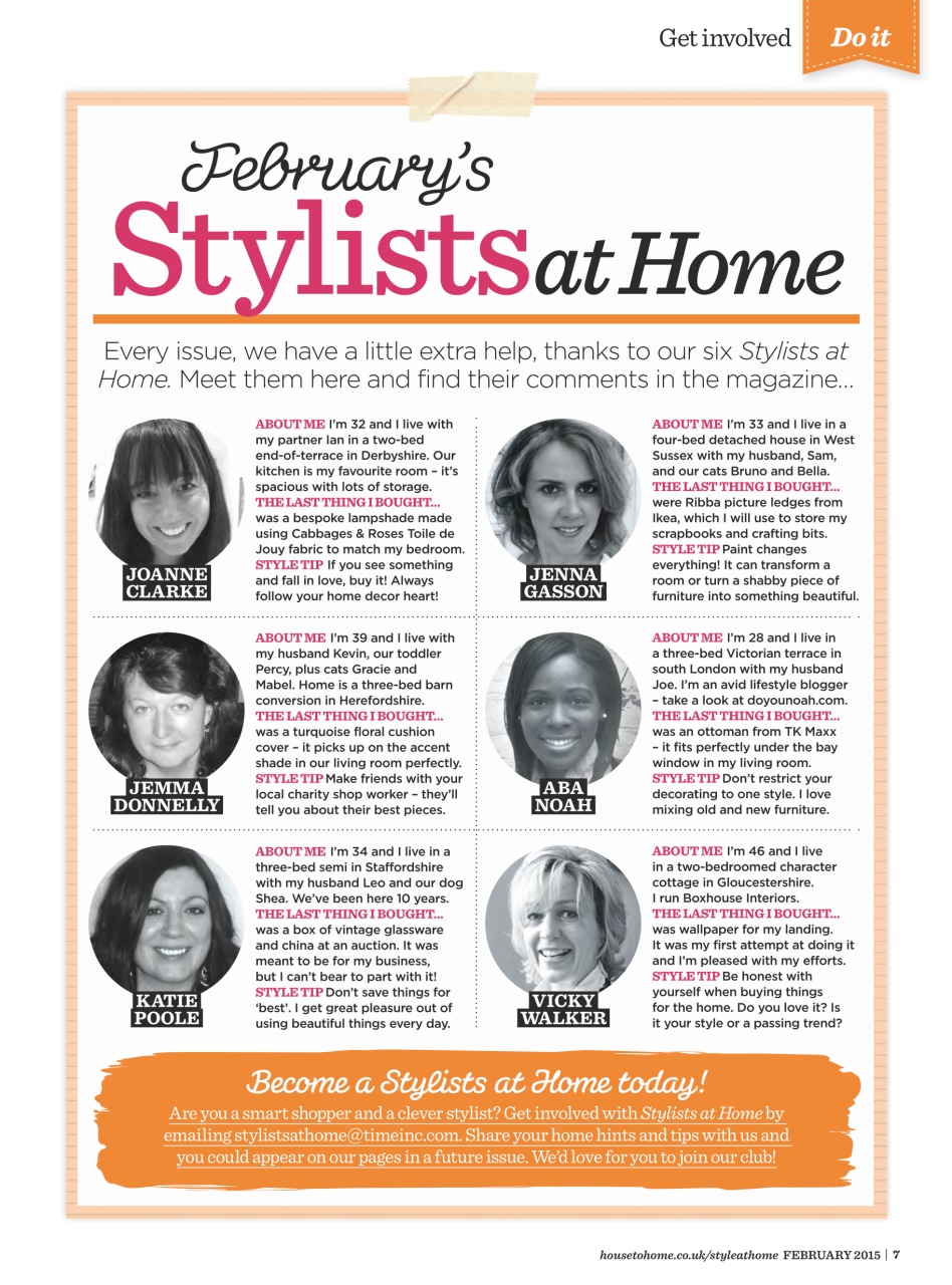 Style at Home Preview Pages