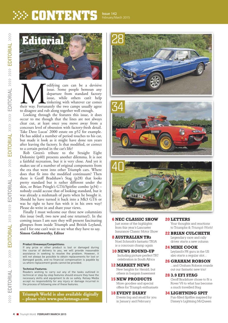 Triumph World Preview Pages