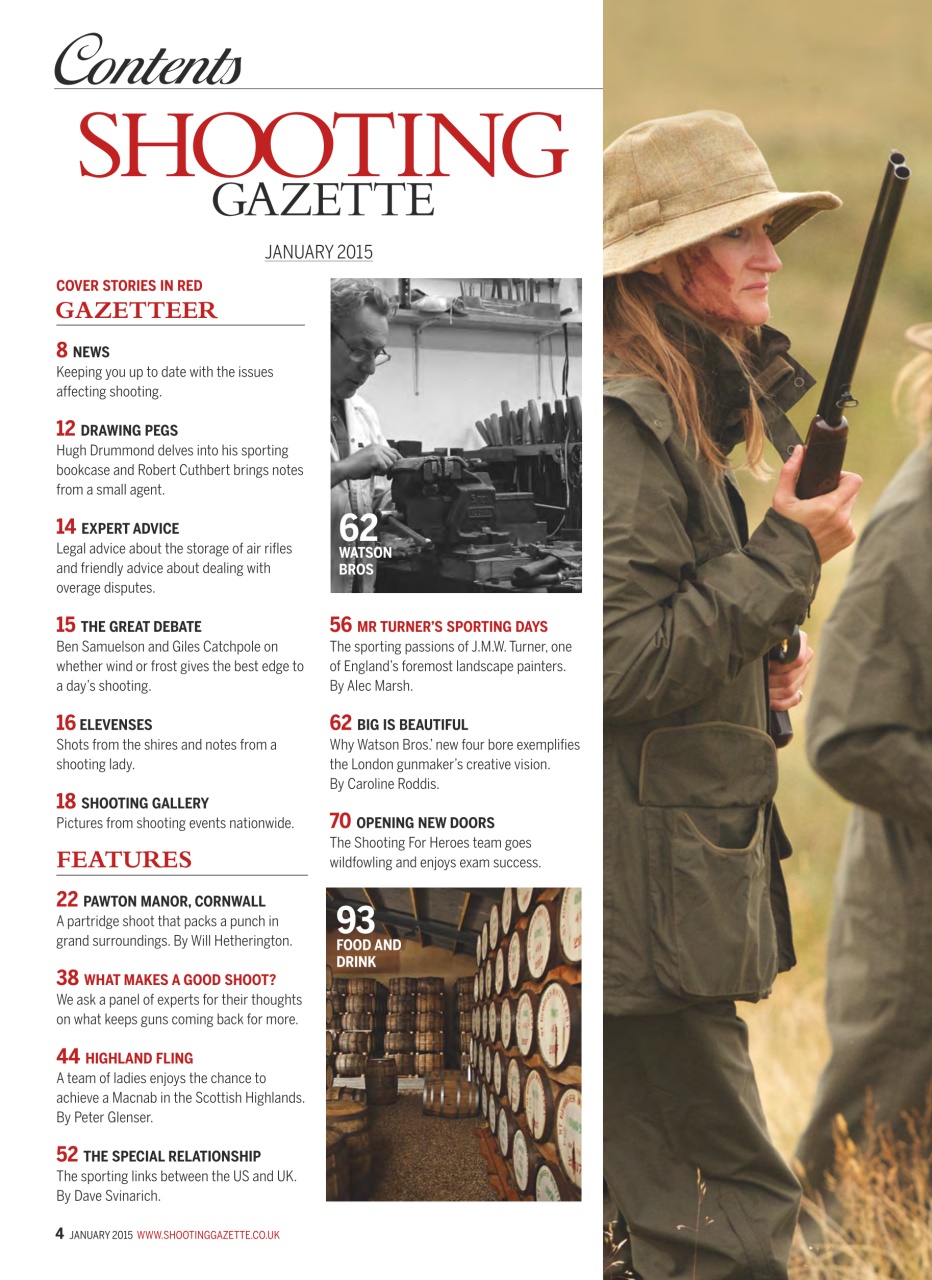 Shooting Gazette Preview Pages