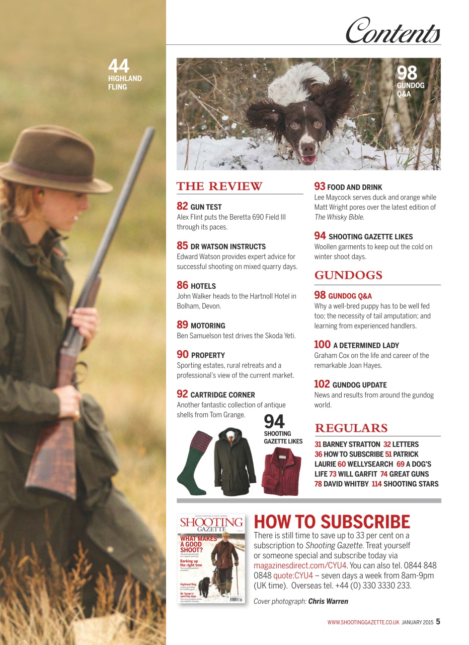 Shooting Gazette Preview Pages